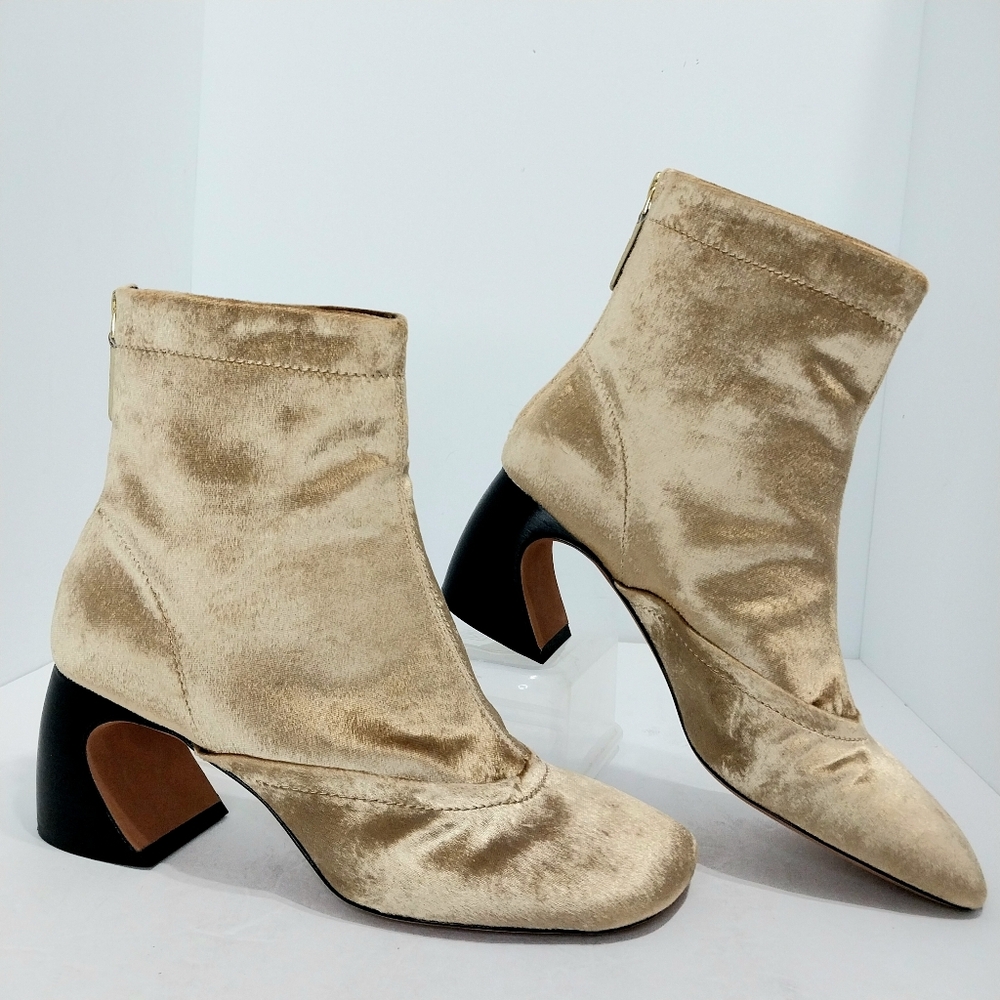 3.1 Phillip Lim "ID" Velvet Ankle Boots, Size 38|US 8.5 - Picture 10 of 10